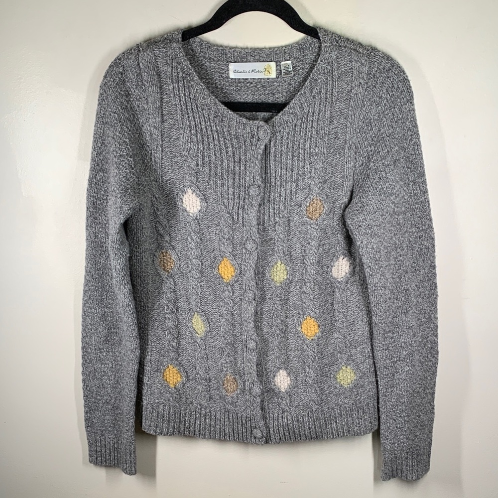 Charlie and Robin Gray Cardigan